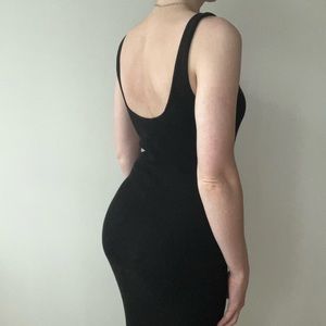 H&M ribbed knitted maxi dress